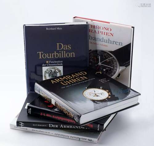 Convolute of 6 specialized watch-books