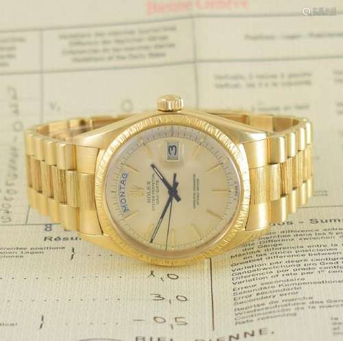 ROLEX 18k yellow gold Oyster Perpetual Day-Date