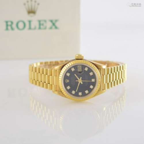 ROLEX 18k yellow gold ladies wristwatch