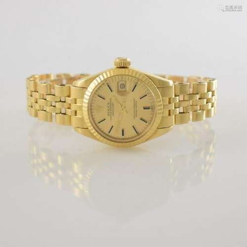 ROLEX 18k yellow gold ladies wristwatch