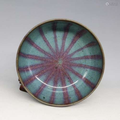 A PURPLE SPLASHED JUNYAO BOWL SONG DYNASTY 10TH/C.