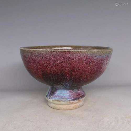 A PURPLE SPLASHED JUNYAO BOWL SONG DYNASTY 10TH/C.