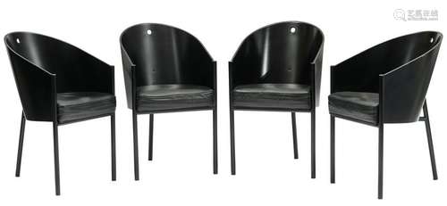 A set of four design 'Costes chairs' by Philippe Starck