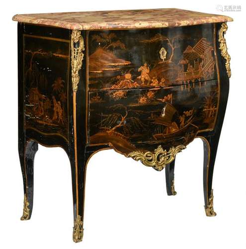 A Louis XV 'demi-commode' or 'commode de religieuse',