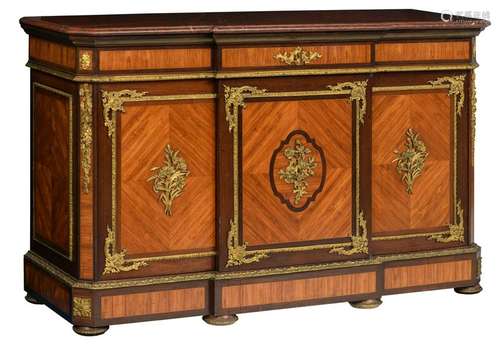 A French neoclassical dresser, decorated with