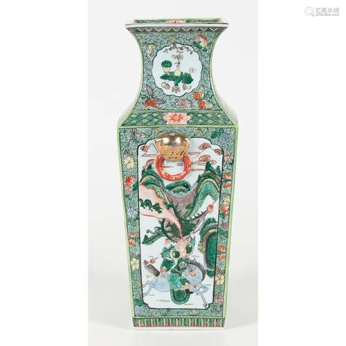 Chinese Famille Verte Vase