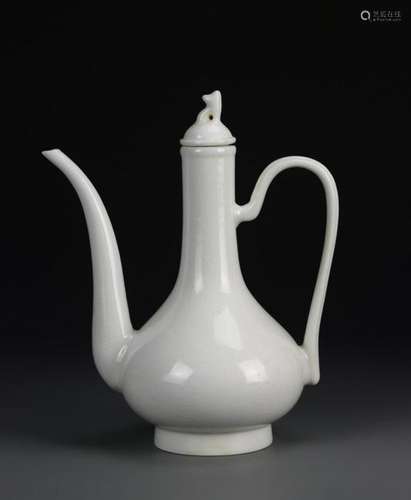 Chinese White Glazed Ewer