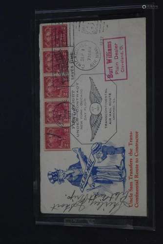 1927 U.S. 1st Flight Postal Cover