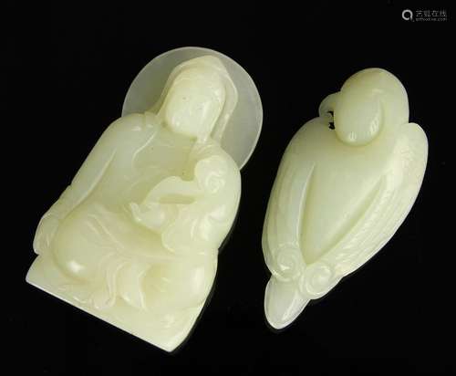 Two Chinese Jade Pendants