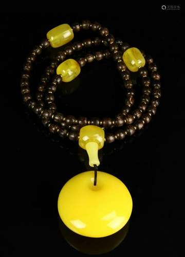 ChengXiang Beads And Mila Pendant Necklace