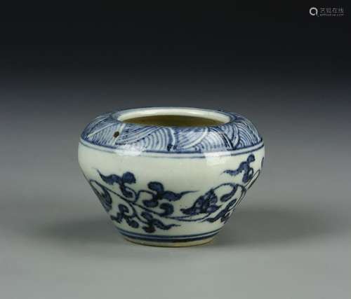 Chinese Blue And White Censer