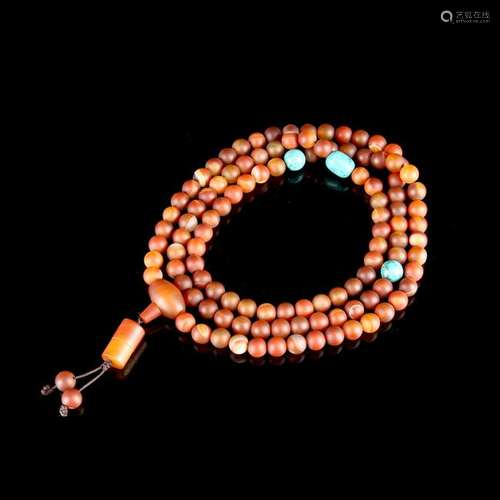 Chinese Agate Prayer Beads