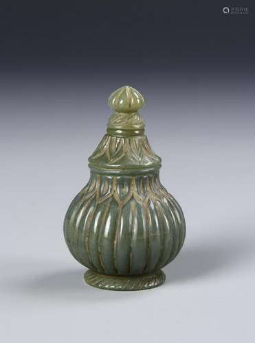 Indian Jade Vase