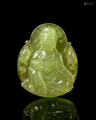 Chinese Jadeite Pendant