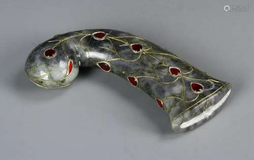 Indian Jade Dagger Handle