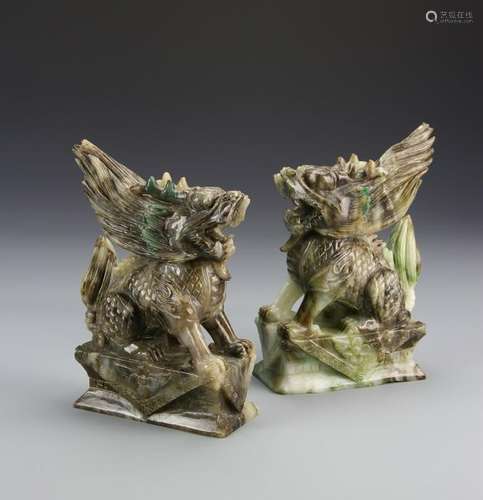 Pair of Chinese Foo Dogs