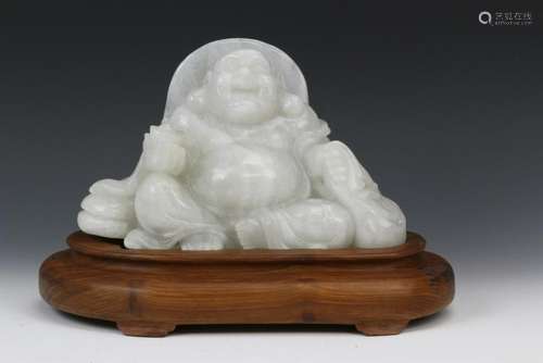 Chinese Carved Jade Buddha