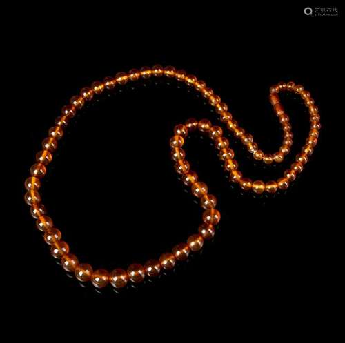 Chinese Amber Necklace