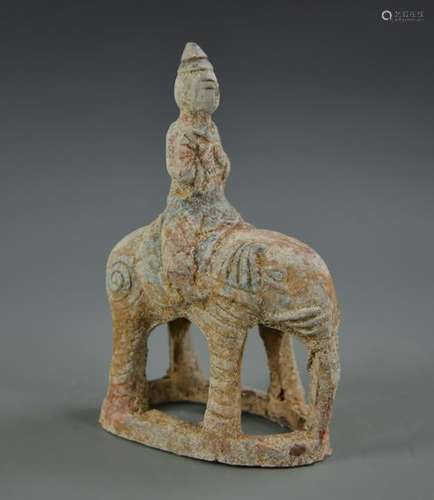 Chinese Pottery Elephant