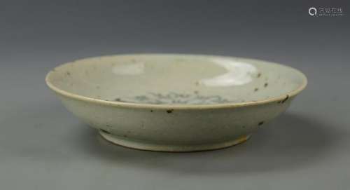 Chinese Blue and White Plate