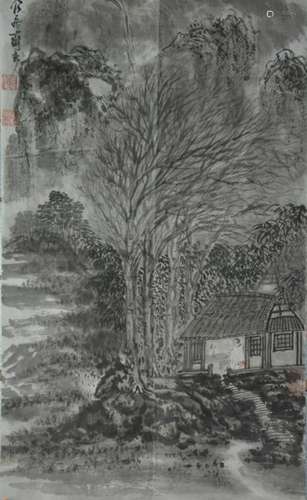 Two Chinese Scroll Painting