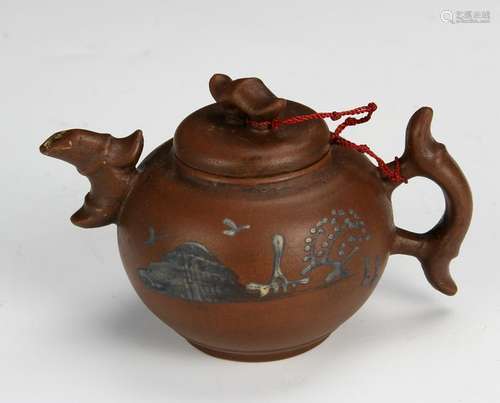 Chinese Yixing Teapot, Attributed to Shi Dabing