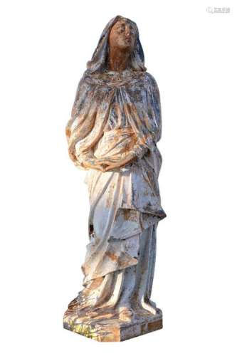 Statue en fonte de la Vierge Marie en Mater Doloro…