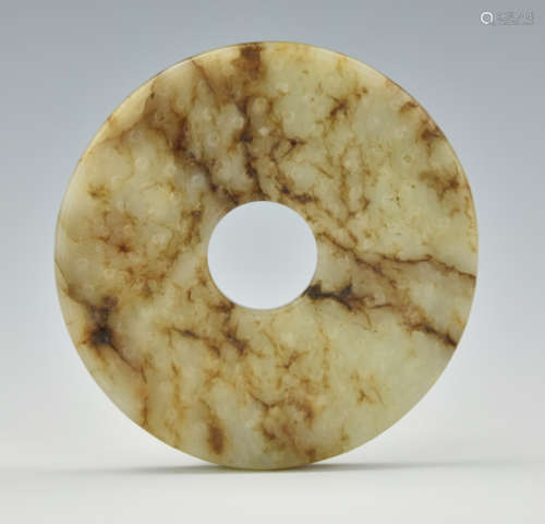 A Marbled Brown and Pale Jade 