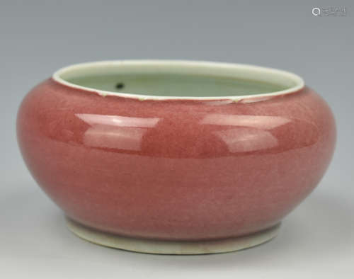 Chinese Red Glazed Washer,19th C.