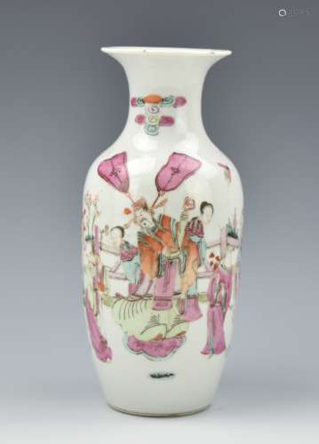 Chinese Famille Rose Vase, 19th C.