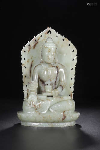 HETIAN JADE BUDDHA ORNAMENT