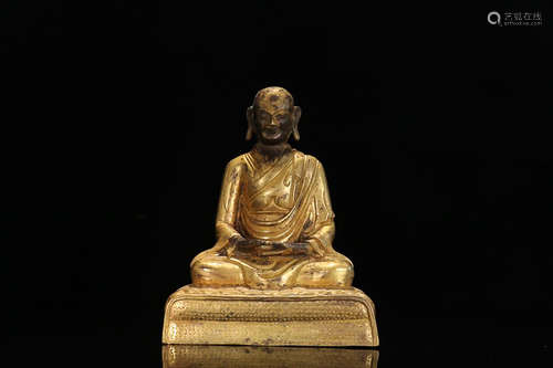 GILT BRONZE FIGURE OF SHANGSHI