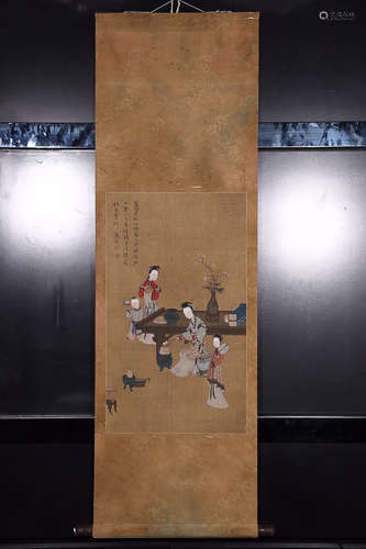 SILK SCROLL BY TANG'YIN