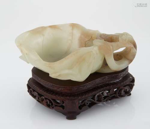 Chinese Celadon Jade Brushwasher