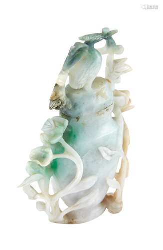 Chinese Jade Covered Vase