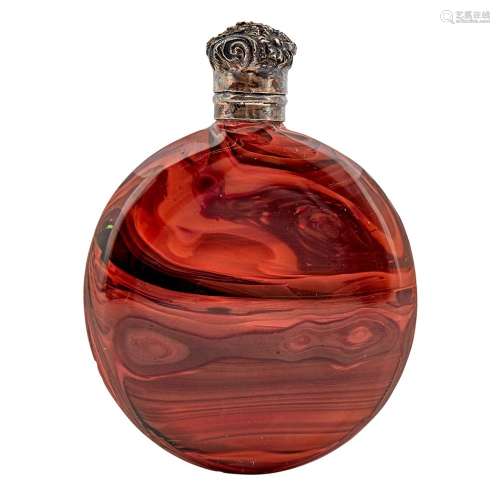 Chinese Maroon Glass Snuff Bottle