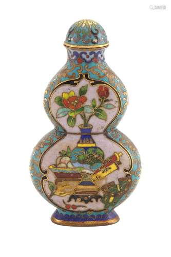 Chinese Cloisonne Snuff Bottle