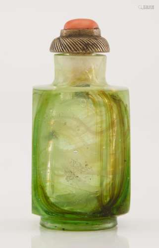 Chinese Green Glass Snuff Bottle