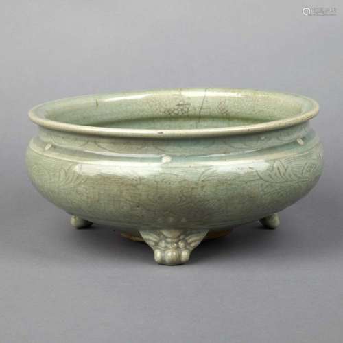 Chinese Longquan Celadon Censer