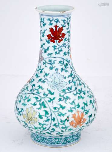 Chinese Enameled Porcelain Vase