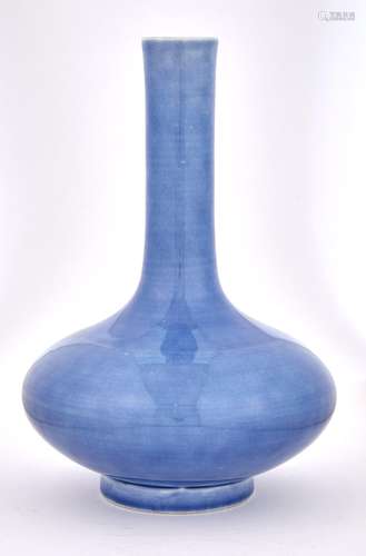 Chinese Lavender Blue Glazed Porcelain Vase