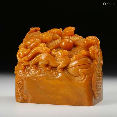 CHINESE TIANHUANG SOAPSTONE SEAL