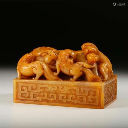 CHINESE TIANHUANG SOAPSTONE SEAL