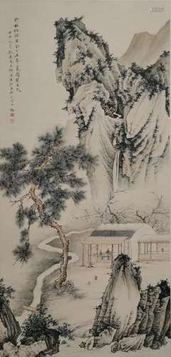 CHINESE PAINTING OF LANDSCAPE, CHEN SHAOMEI