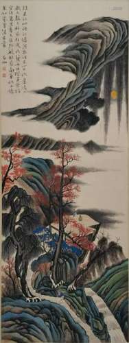 CHINESE PAINTING OF LANDSCAPE, SHEN SHI JIA