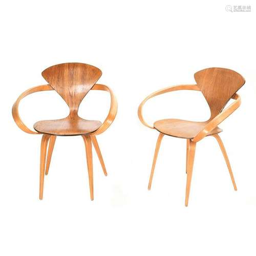 Mid-Century Modern Norman Cherner for Plycraft Pair of