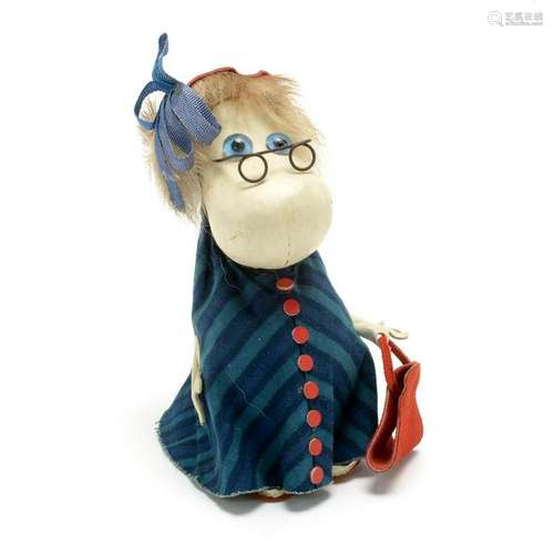 1970s Moominmama Character Doll, Moomin, Finland.