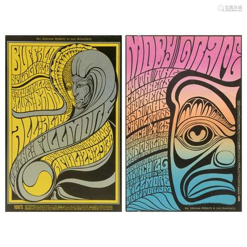 Bill Graham Fillmore West Posters Moby Grape, Buffalo