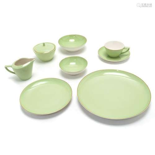 Mid-Century Toyotoki Porcelain Partial Dinnerware