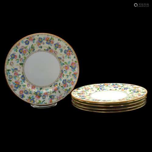 Wedgwood Dinner Plates in Three Various Patterns, 26